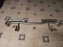 Para choques traseiro em inox para mitsubishi strakar