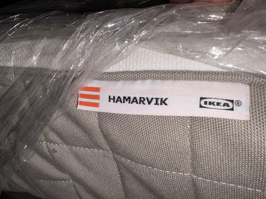 Colchao solteiro IKEA Hamarvik, molas, 90cm, como novo!