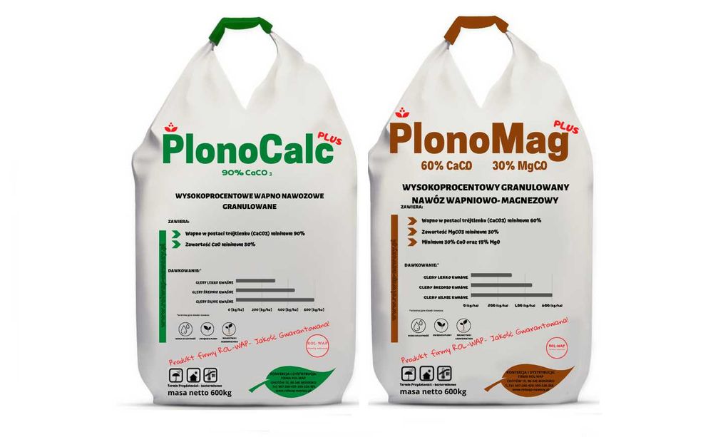 Wapno Granulowane Magnezowe Węglanowe Kreda PRODUCENT ATEST