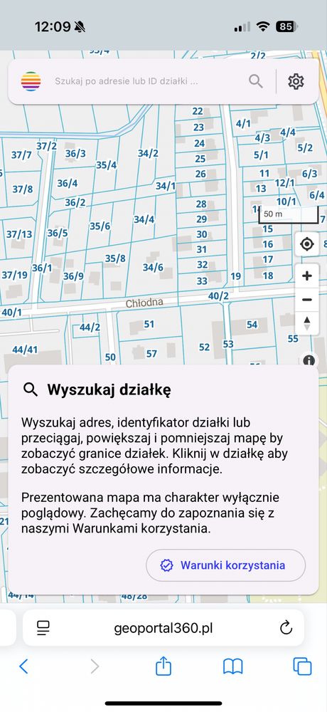 Działka 825 m2 Zamość