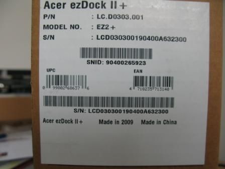 Acer ezdock II+ stacja dokująca do laptopa