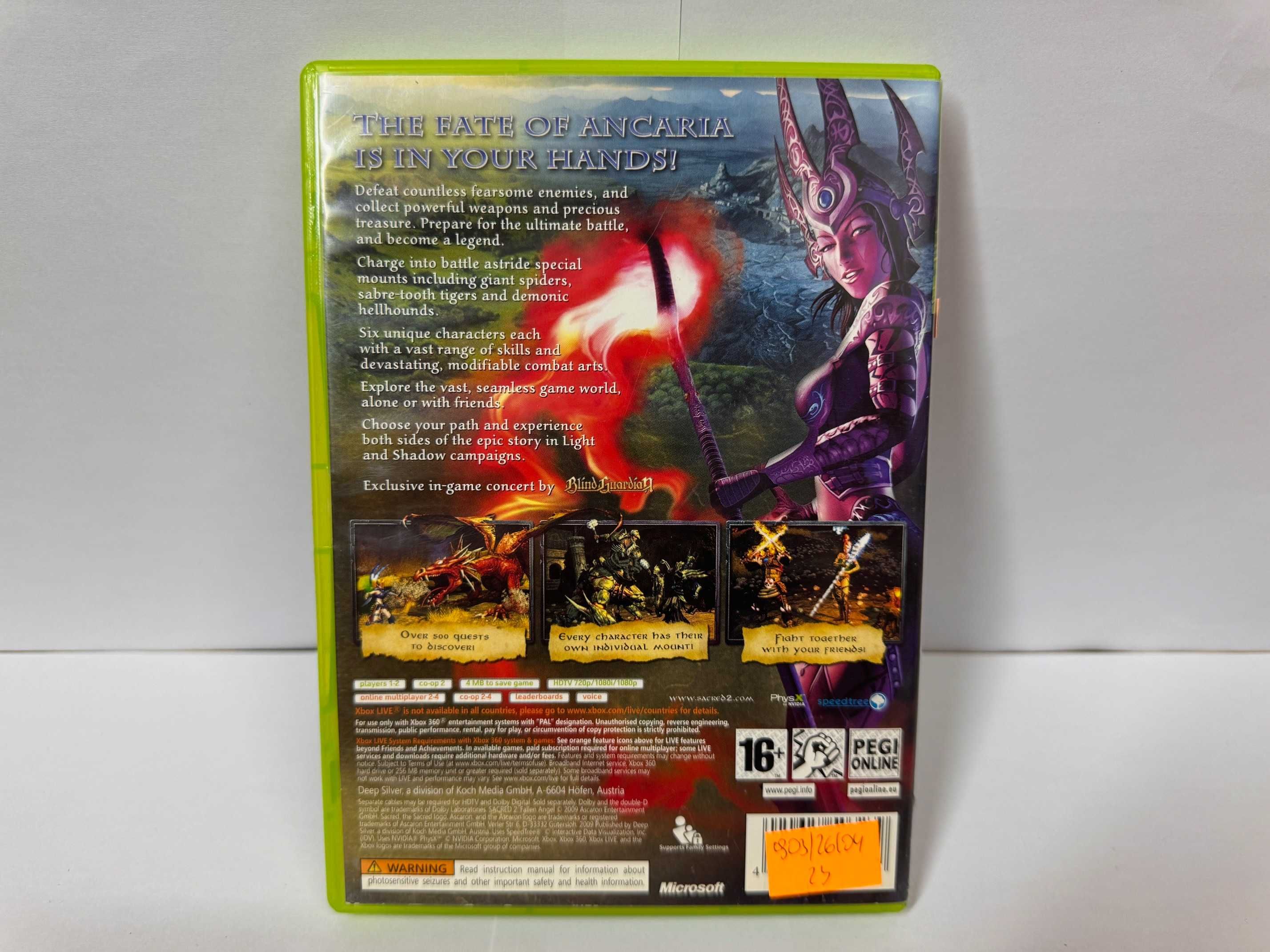 Gra SACRED 2 X360