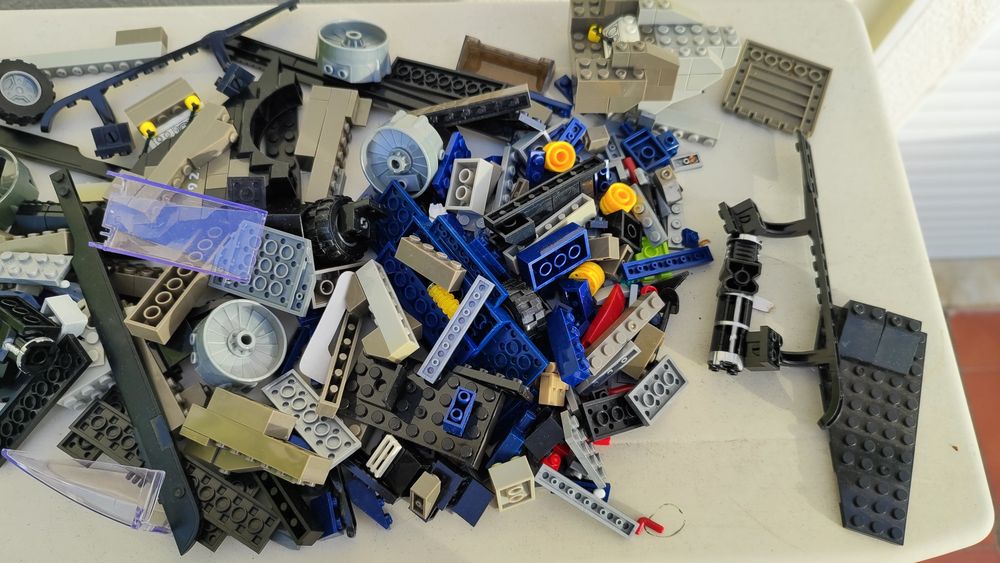 Lote de blocos de construção