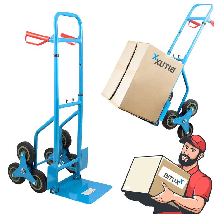 wózek transportowy wózek magazynowy wózek schodkowy regulowany 100kg