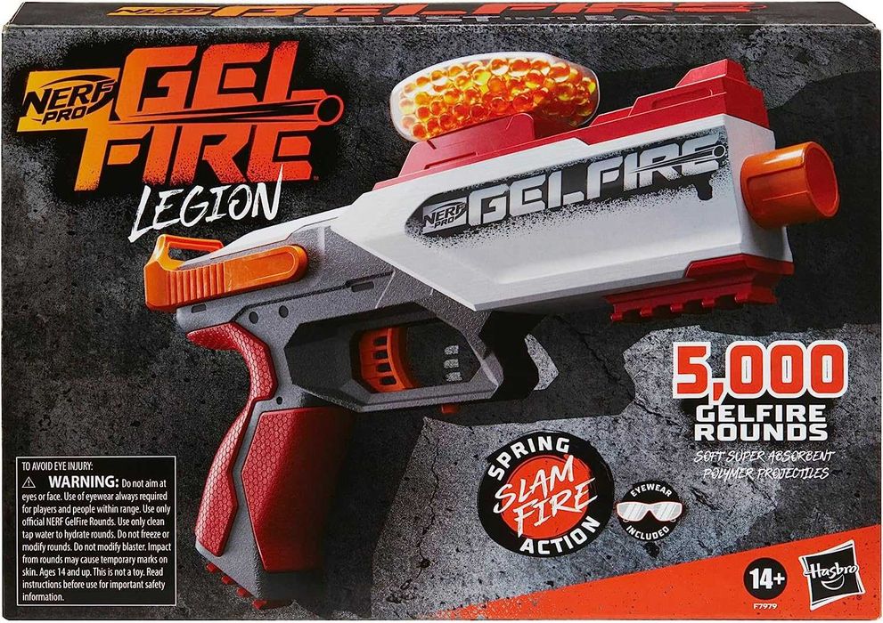 Бластер Nerf Gelfire  Legion F7979 Hasbro Нерф Гельфайр орбиз гел