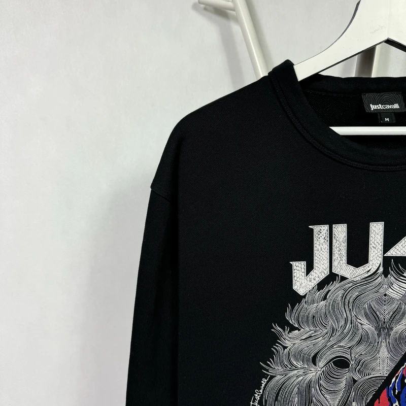 Bluza bez kaptura crewneck Just Cavalli