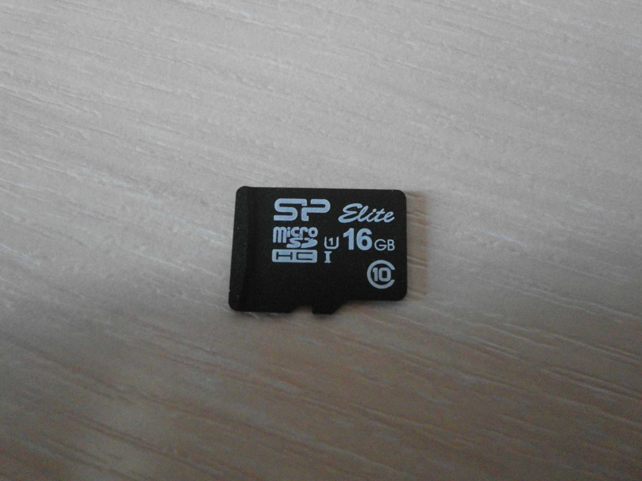 Карта памяти microSD на 16Гб