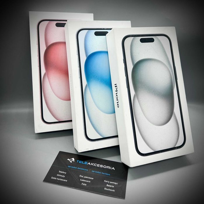TELEFON IPHONE 15 | 128GB | Trzy kolory | Carrefour Kutno CENA:2499,-