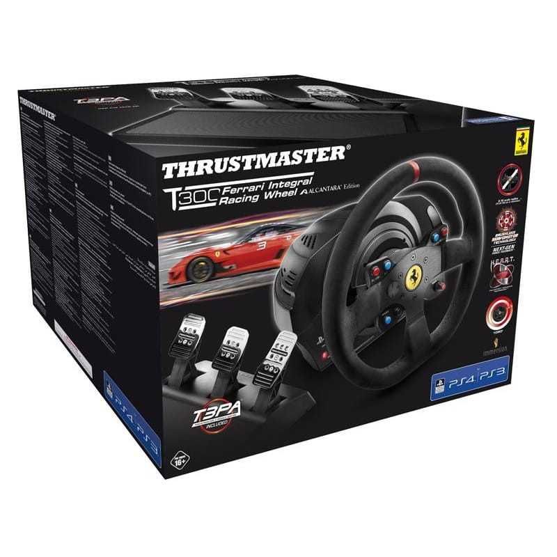 Thrustmaster T300 Ferrari Integral Racing Wheel + Pedais