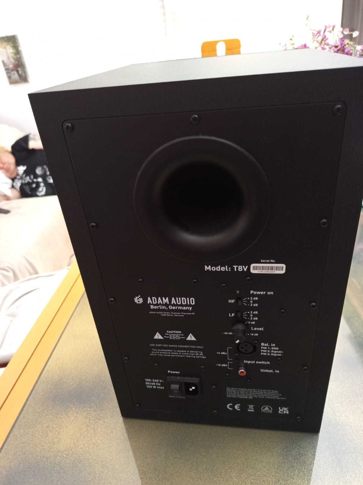 Colunas Monitoras de Estúdio Ativos Novas ADAM AUDIO T8V, na caixa!!!