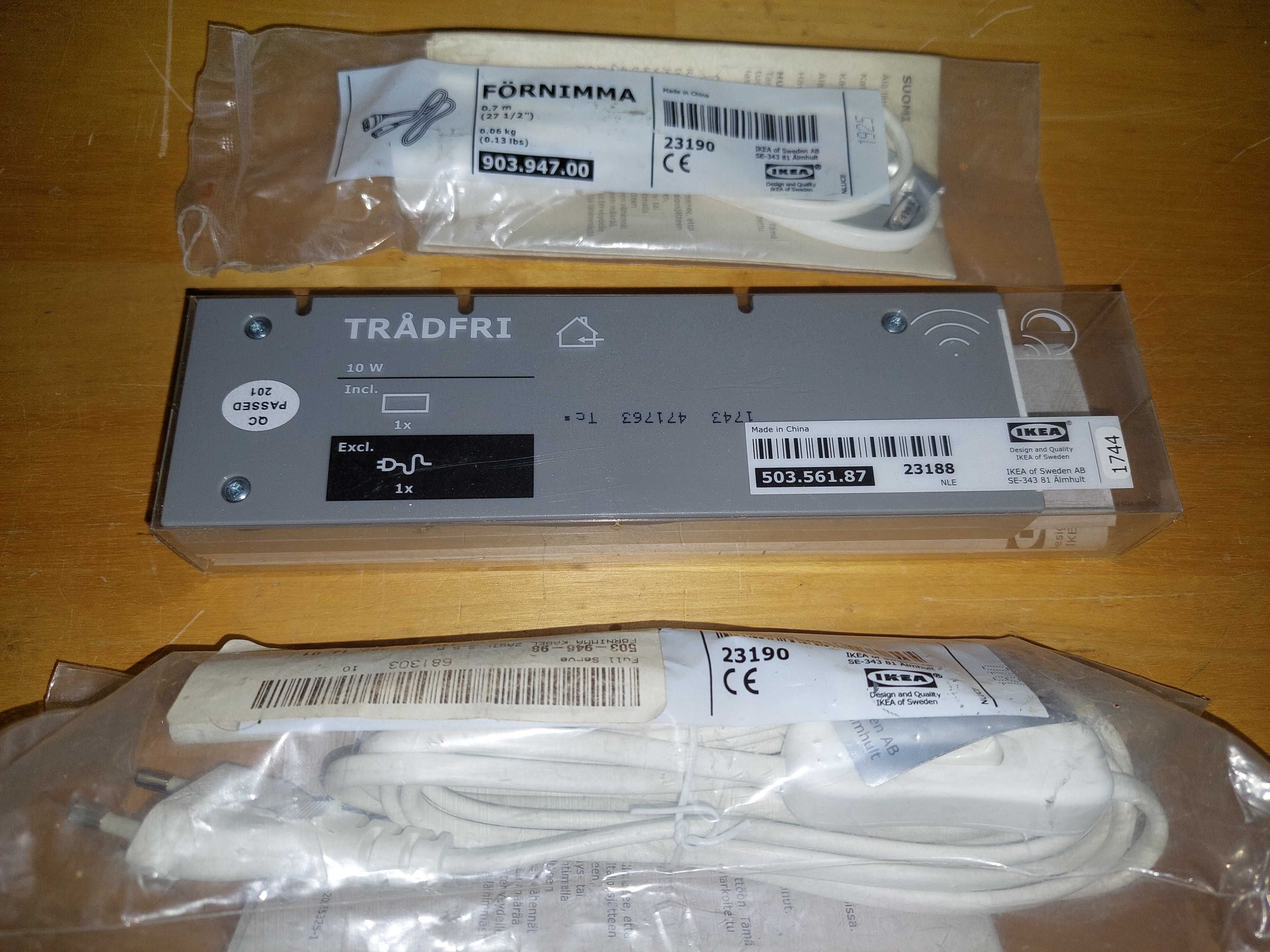 IKEA Tradfri transformator Fornimma przewód