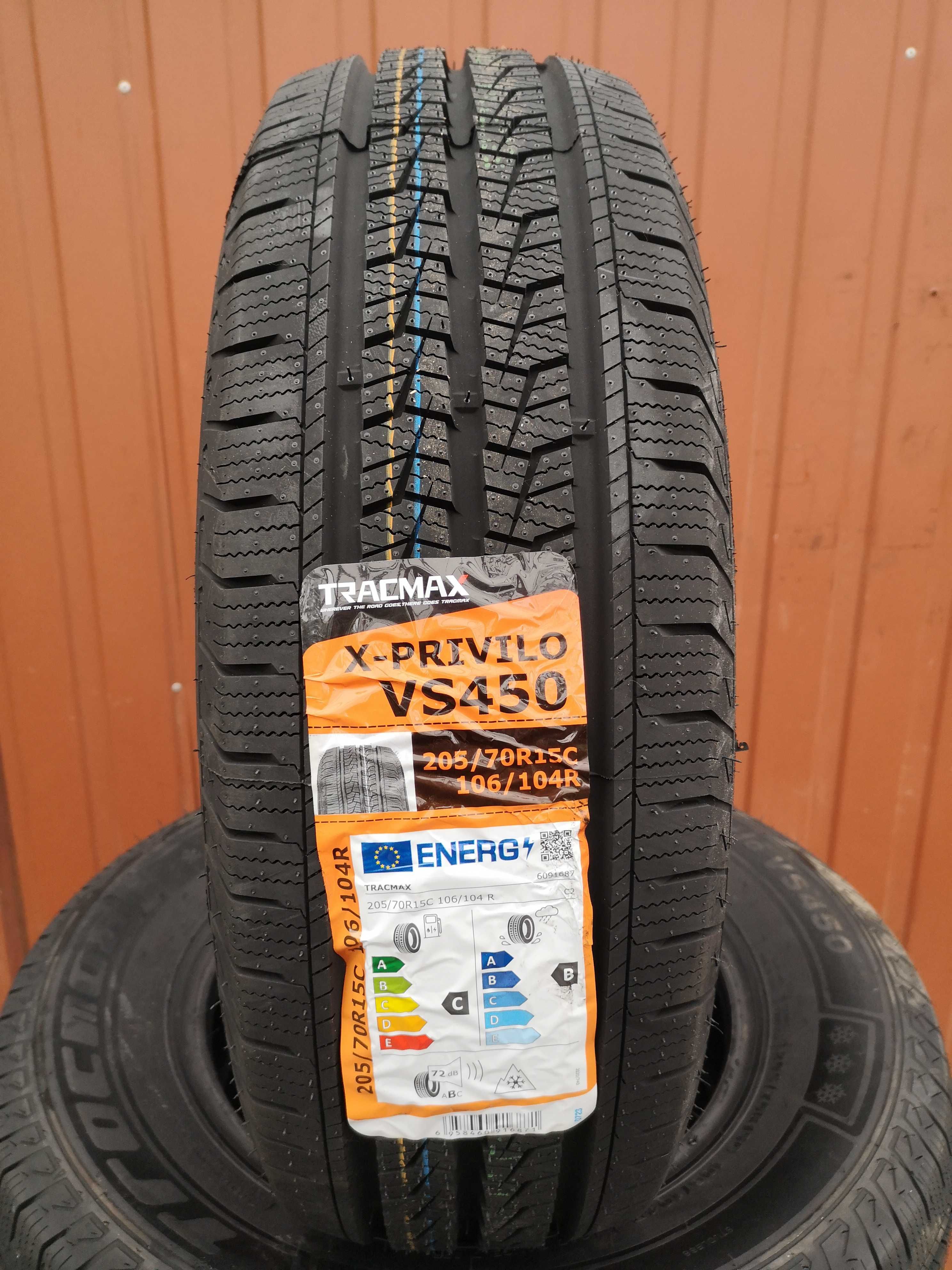 205/70 R15C 106/104 R - Tracmax X-Privilo VS450 (2 sztuki) NOWE