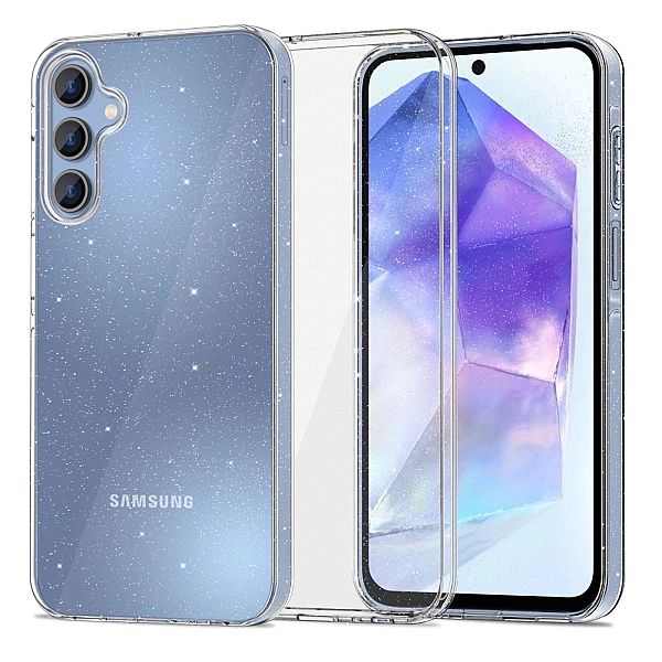 Etui Tech-Protect FlexAir na Samsung Galaxy A55/5G - przezroczysto-bro