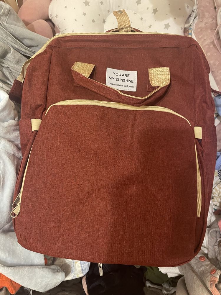 Рюкзак-сумка кроватка для мам с раздвижной люлькой
