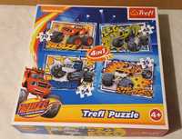 Puzzle Blaze - Nickelodeon - 4 w 1 -- gruba tektura - Trefl 4+