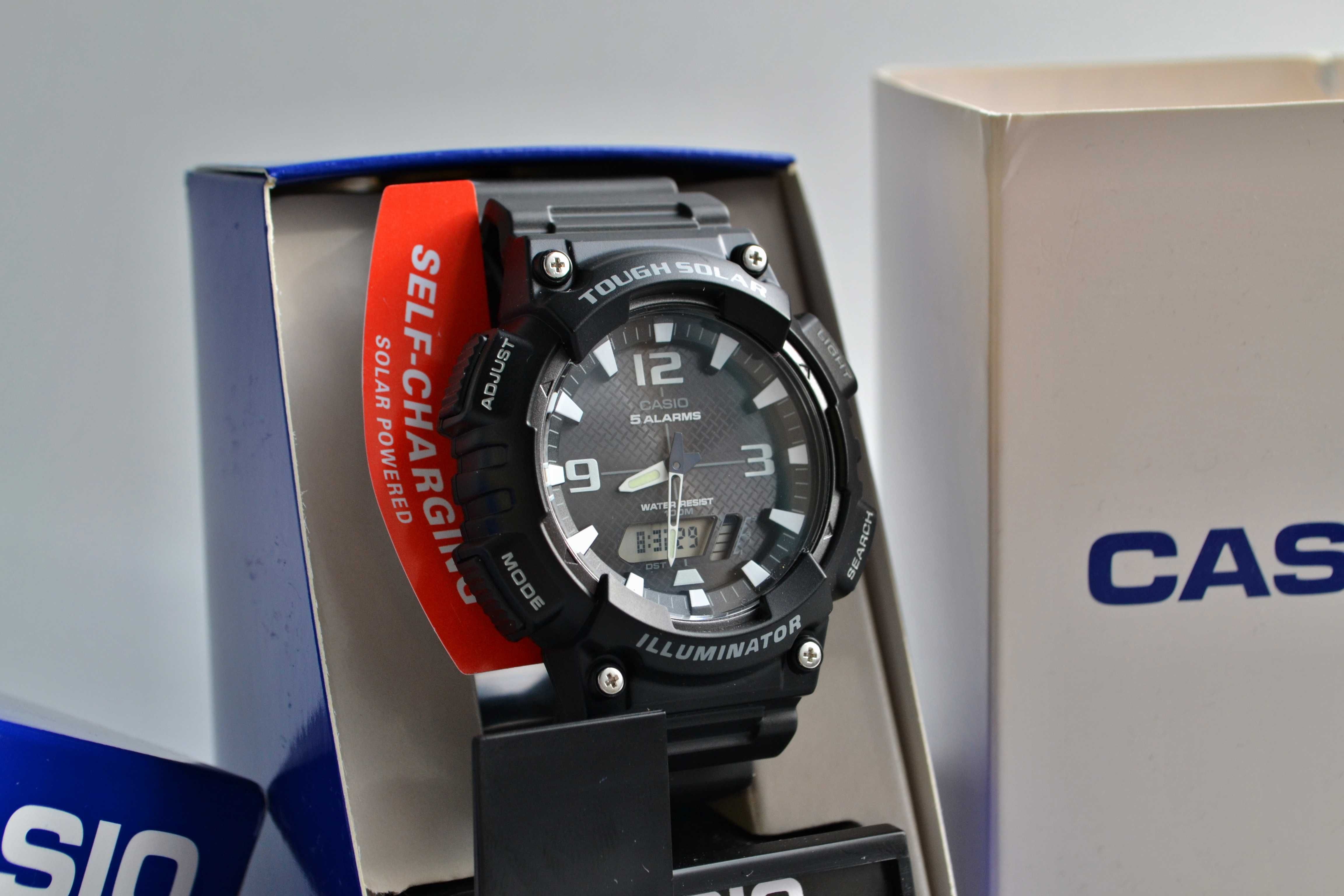 Чоловічий спортивний - тактичний годинник Casio Tough Solar