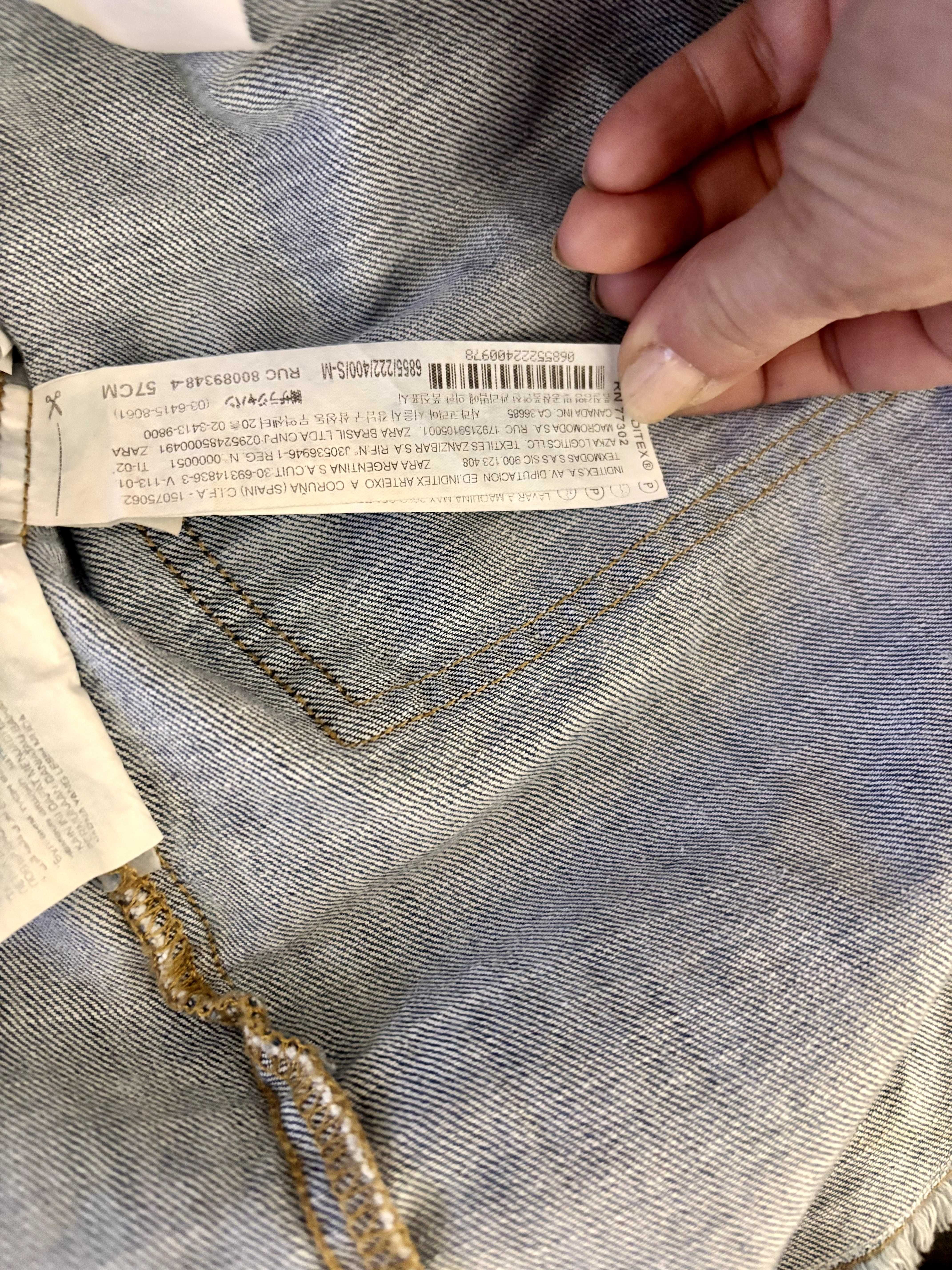 Zara jeansowy, dżinsowy płaszcz z Myszka Miki, Disney Mickey S, M , L