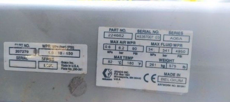 Pompa tłokowa ARO Graco buldog pump beczkowa air pump agregat