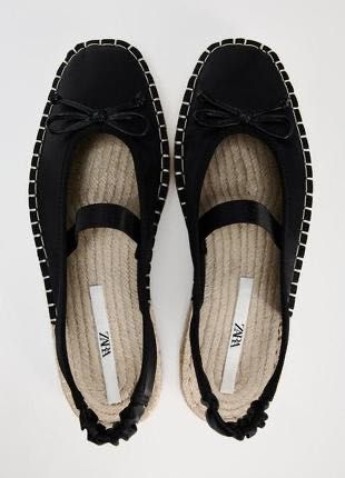Эспадрильи черные Zara 38 р.