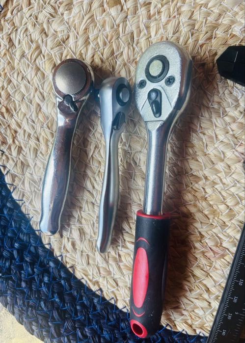 Трещотка 1/4 міні тріскачка торцевий реверсний вороток ключ новий якіс