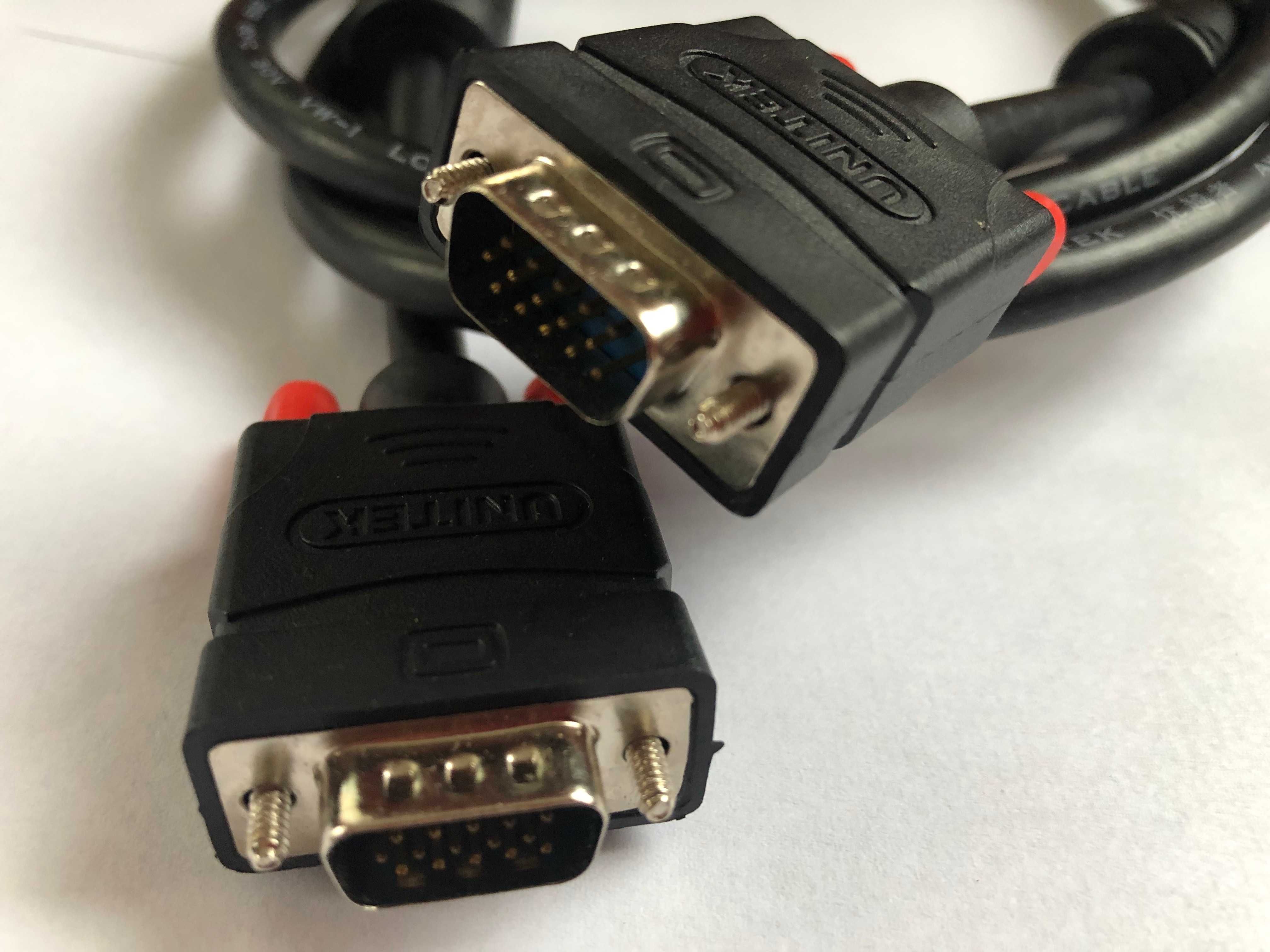 Kabel przewód monitora - łączący monitor z komputerem