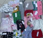 Odzież dziecieca outlet 50 sztuk nowa mix marek zagranicznych  hurt