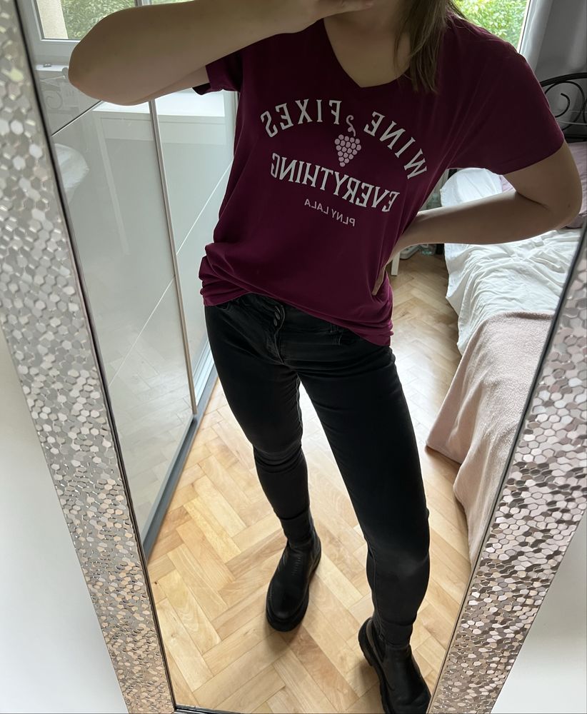 Koszulka plny lala Wine Fixes Everything