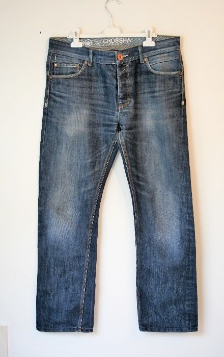 Spodnie Jeans Męskie CROSS HATCH Black Label Rozmiar 34 Okazja: 60 zł