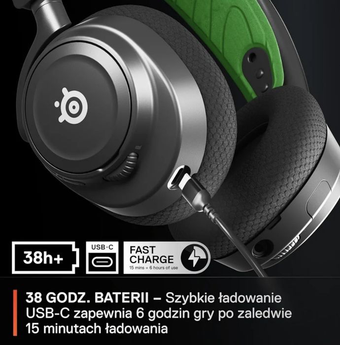 NA LEWARA Słuchawki SteelSeries Arctis Nova 7X Wireless NOWE