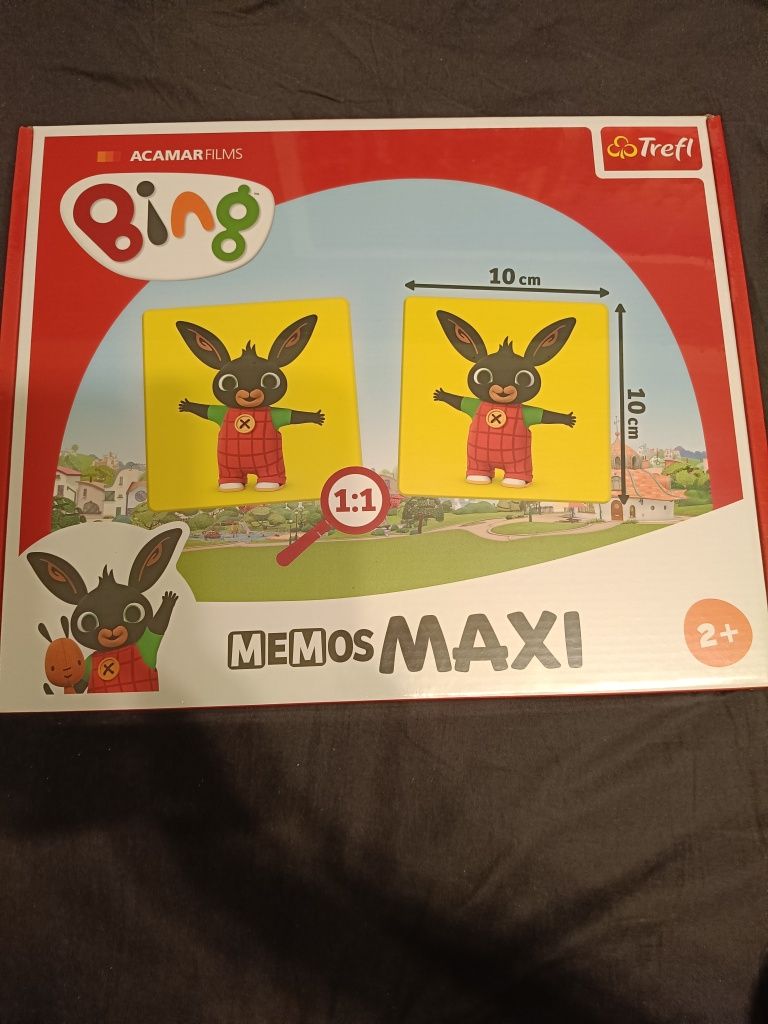 Memos Maxi Bing Trefl gra memory dla maluszków 2+