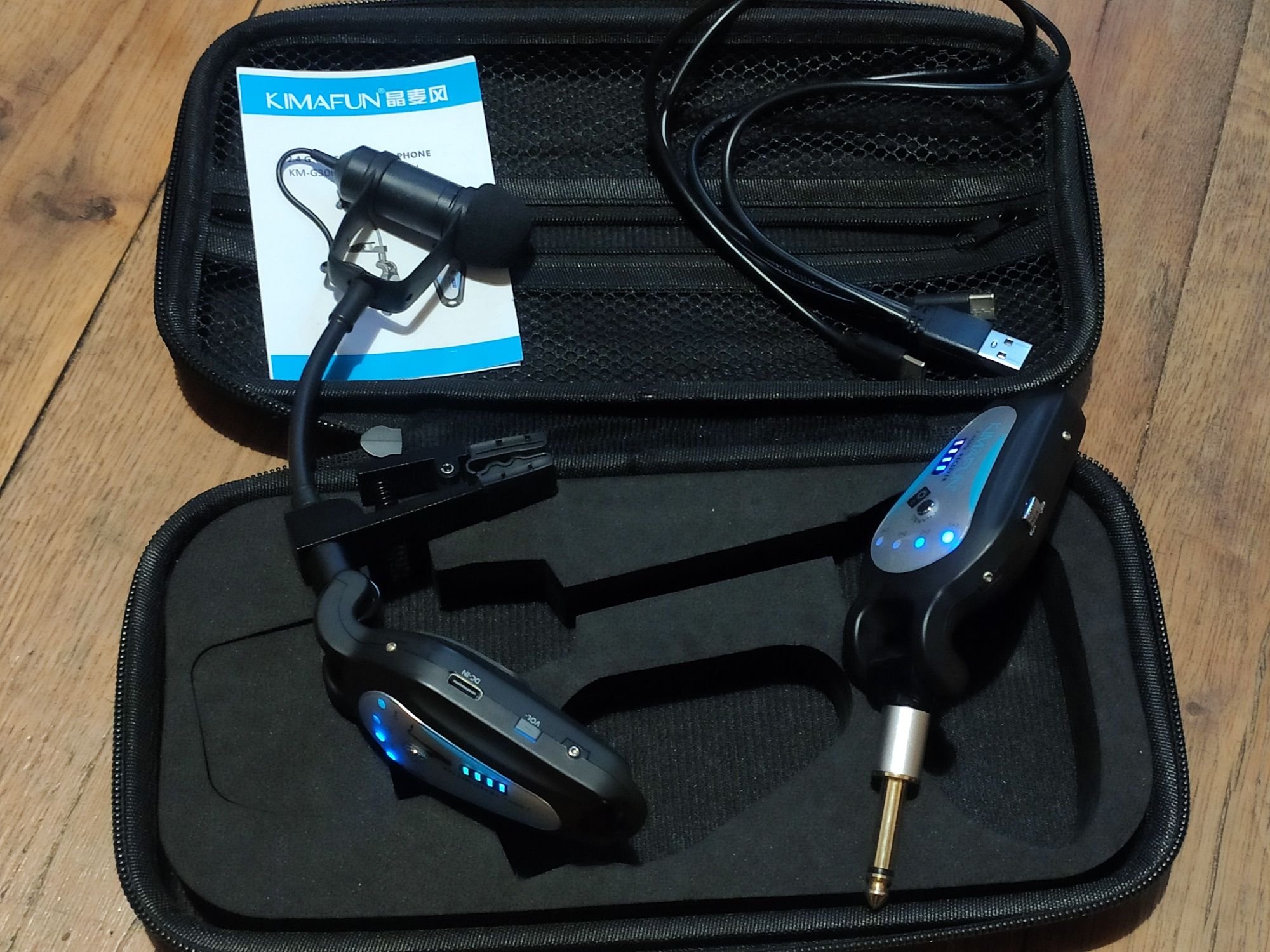 Мікрофон инструментальний KIMAFUN KM-U306 Professional 2.4G