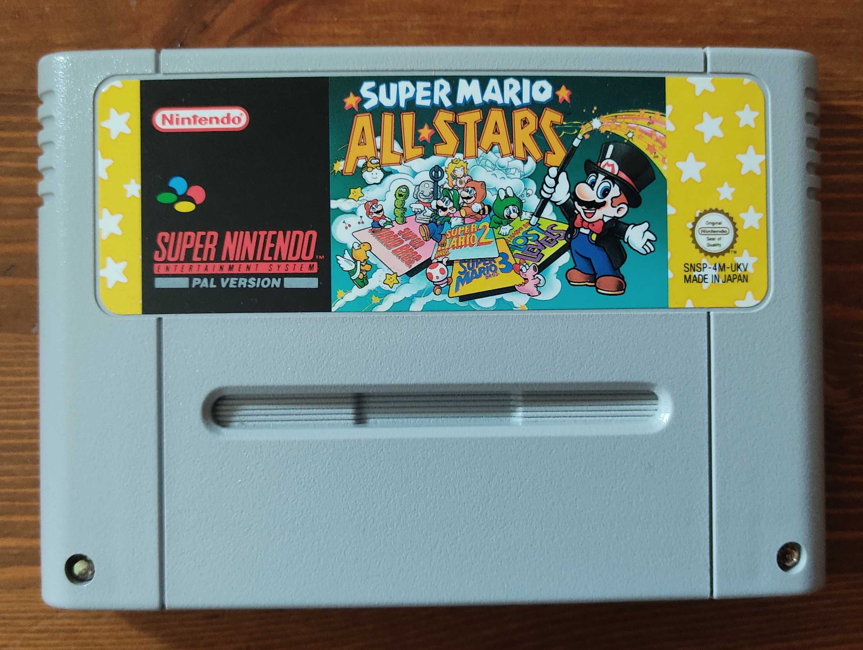 Super Mario All Star SNES com Caixa e Manual Versão PAL