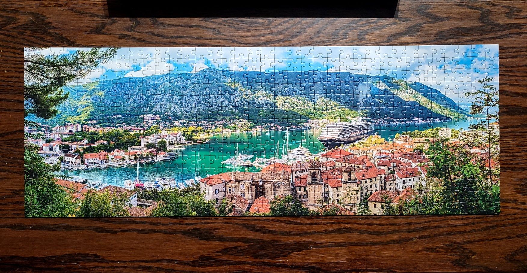 Puzzle Trefl 500 elementów panorama Kotor Czarnogóra nr 29506