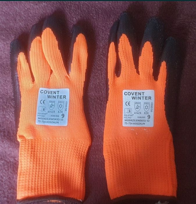 Rękawice robocze zimowe Covent Winter rozm. 9 nowe