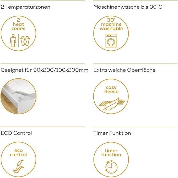 Beurer UB 100 Cosy, podgrzewany koc, pojedynczy koc