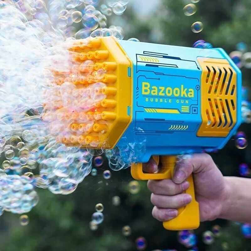 Пистолет генератор мыльных пузырей Bazooka Bubble Gun [пулемет базука]