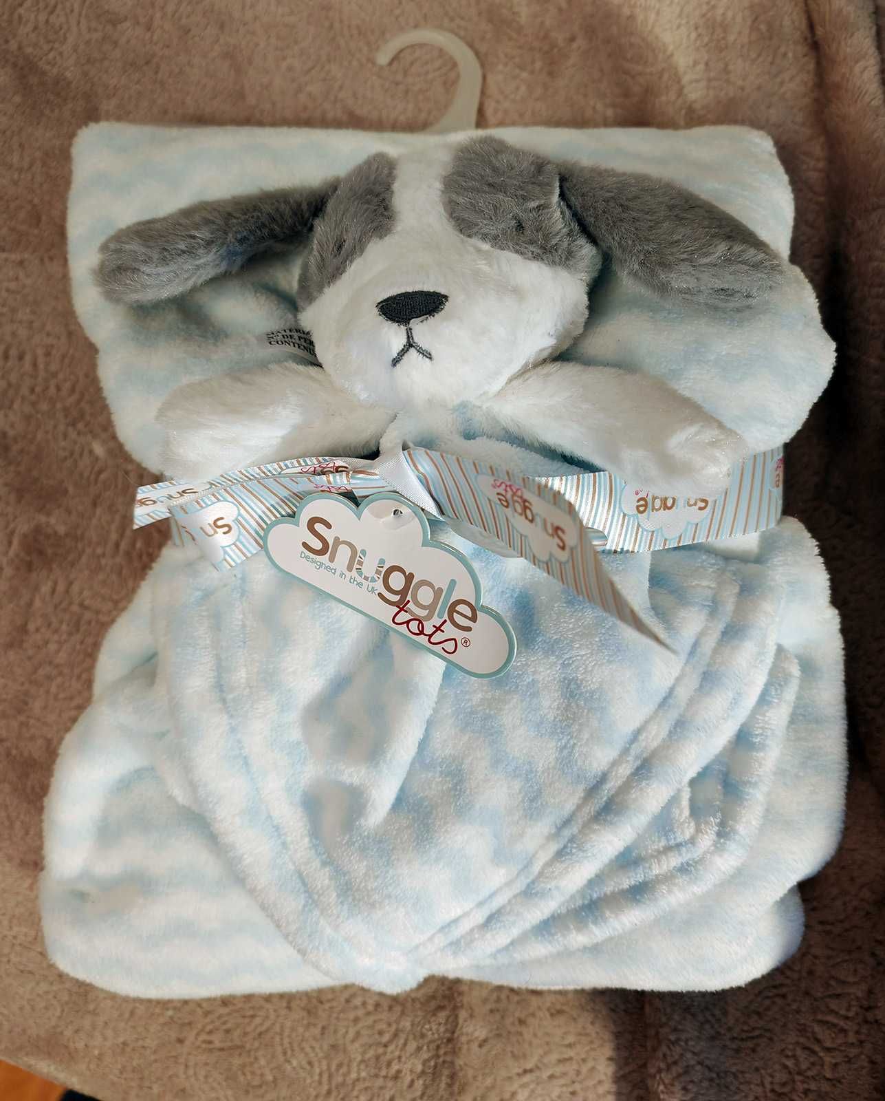 Koc, kocyk dla dziecka z przytulanką Snuggle Tots