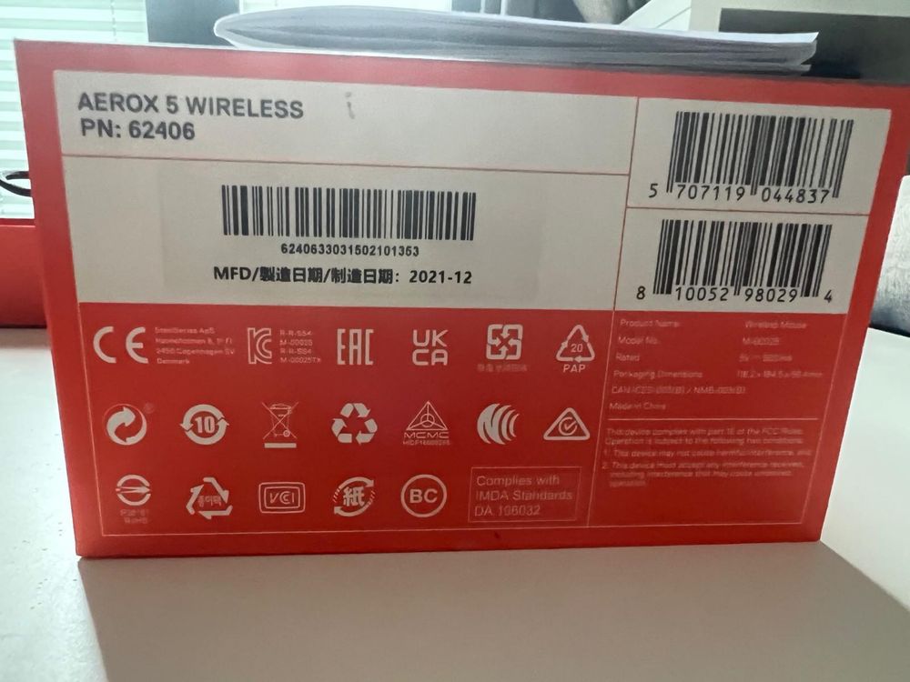 Myszka Steelseries Areox 5 Wireless