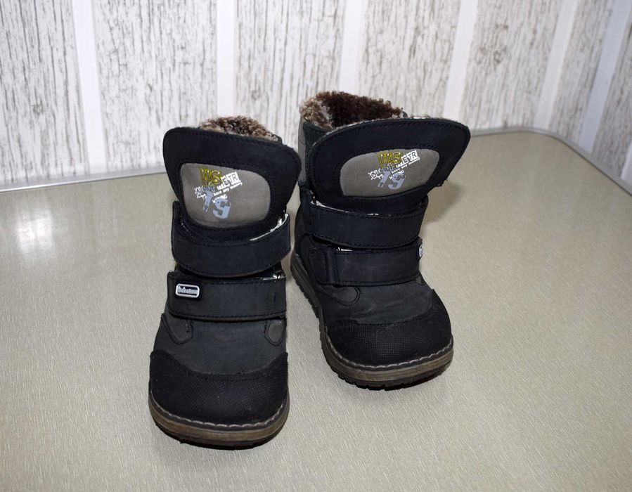 Зимние детские ботинки Bebetom ортопедические размер 21 для мальчика