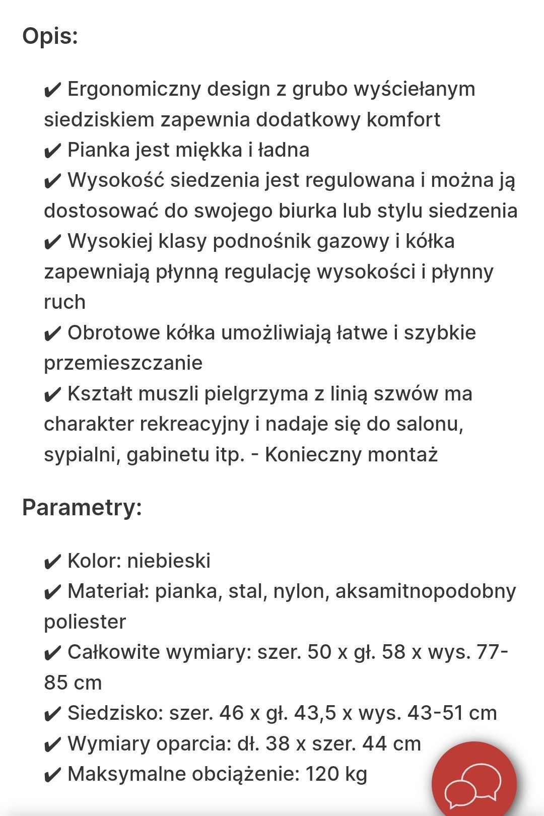 Krzesła biurowe obrotowe