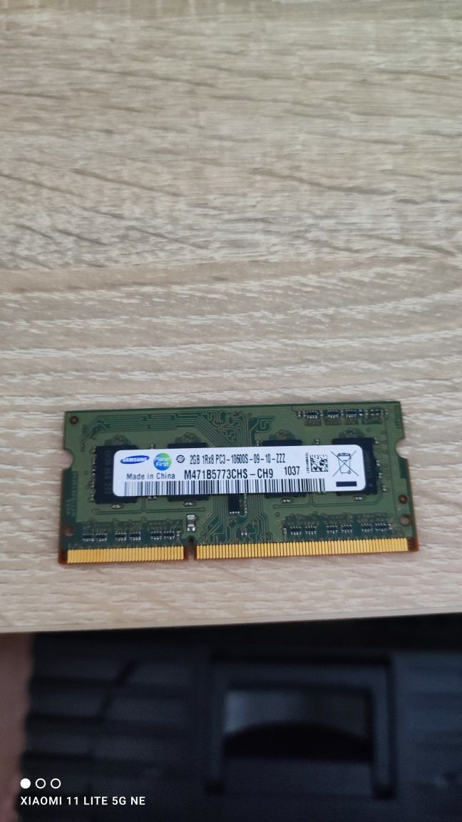 Pamięć RAM DDR3 PC3 Samsung. 2GB. Polecam