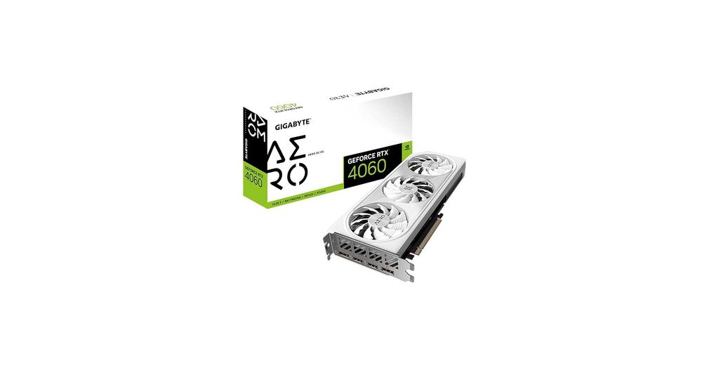Gigabyte RTX 4060 AERO OC 8GB GDDR6 - 128bit c/fatura, caixa, garantia