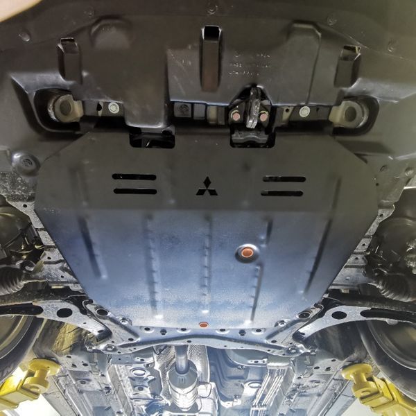 Защита поддона двигателя Mitsubishi ASX Захист картера двигуна АСХ