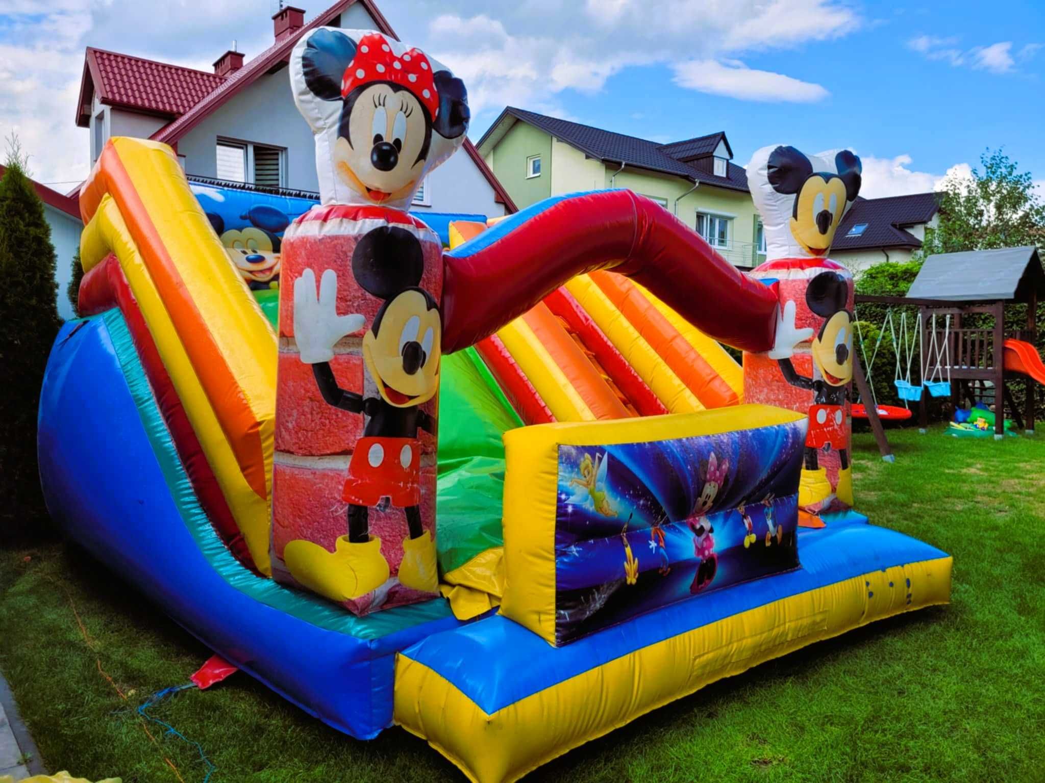Wynejem Dmuchana Zjeźdżalnia Dmuchańce zwierzęta micky dmuchaniec