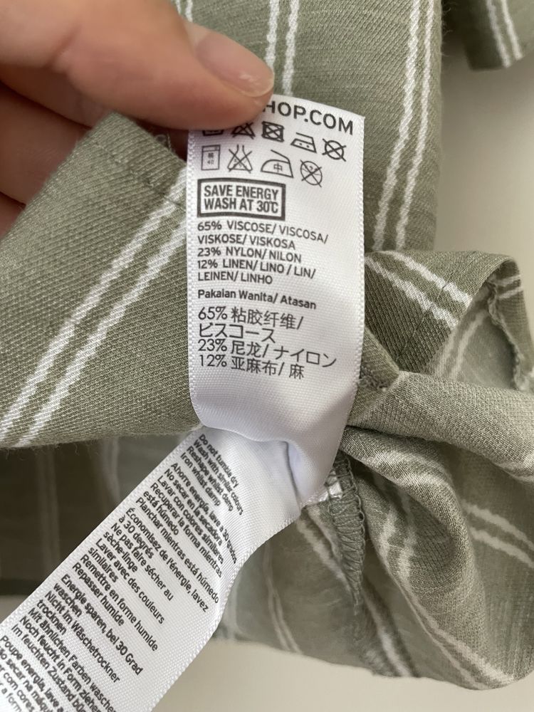 Стильна сорочка S льон стиль cos