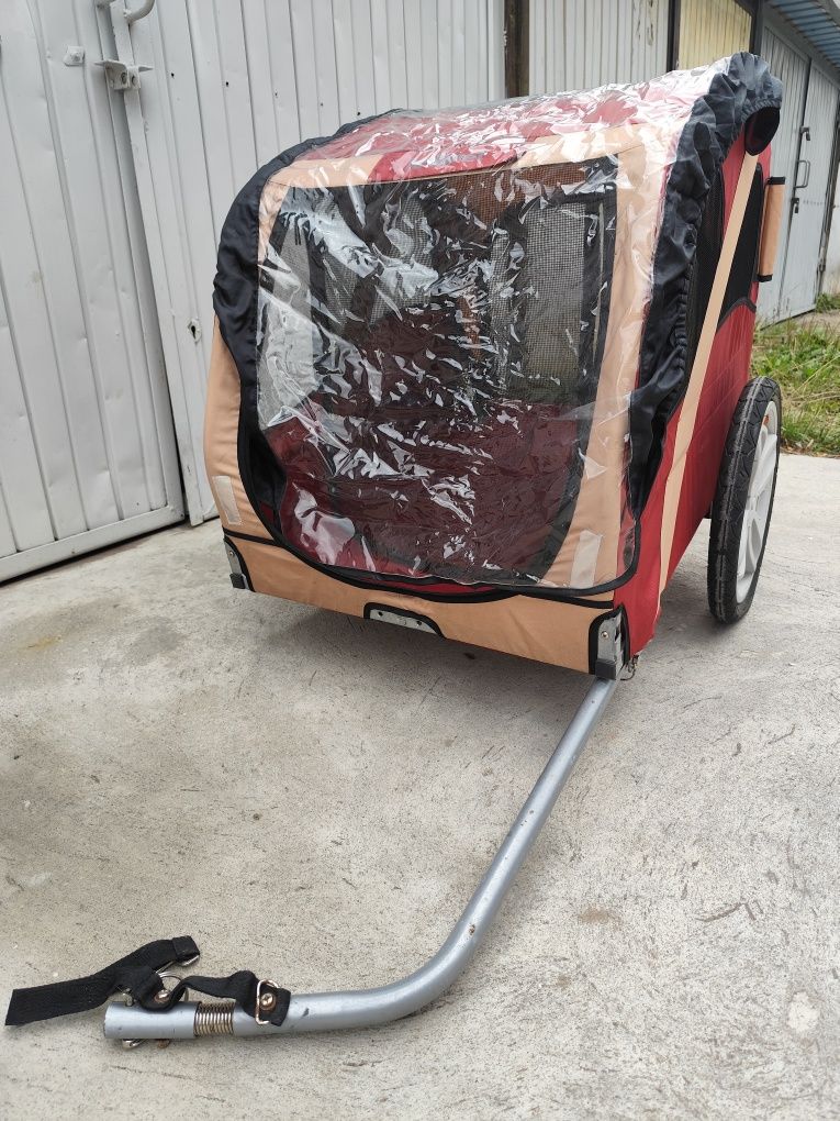 Transporter wózek przyczepka do roweru dla psa do 40 kg