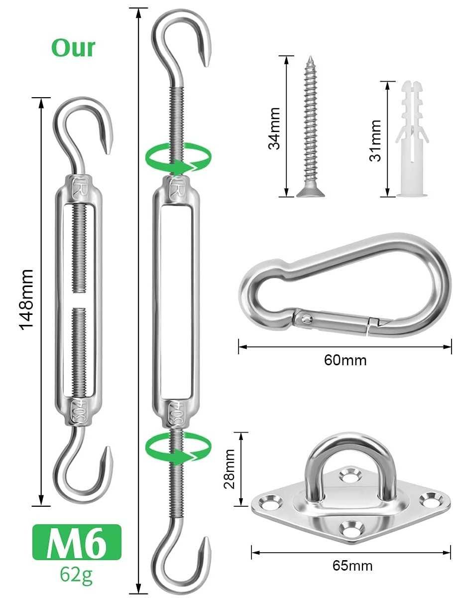 Zestaw do mocowania markizy przeciwsłonecznej