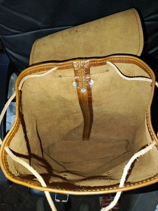 Портфель, рюкзак шкіра,хутро,42×32 см