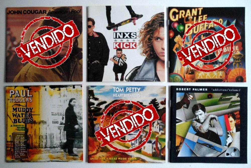 CD's John Cougar, Tom Petty,Inxs, Black Crowes, Grant Lee, Chris Rea