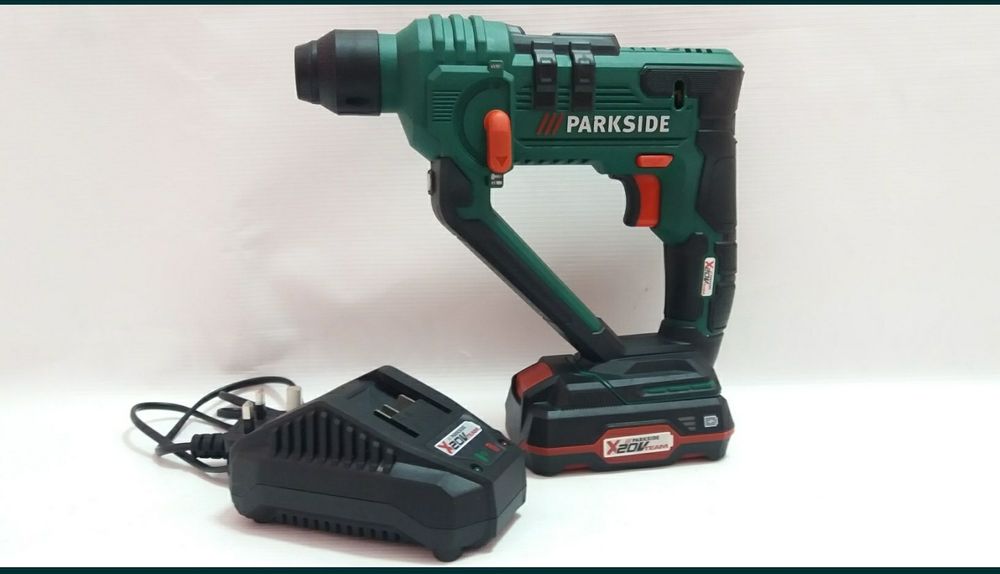 НОВ ударный аккумуляторный перфоратор сГермании Parkside PABH 20/дрель